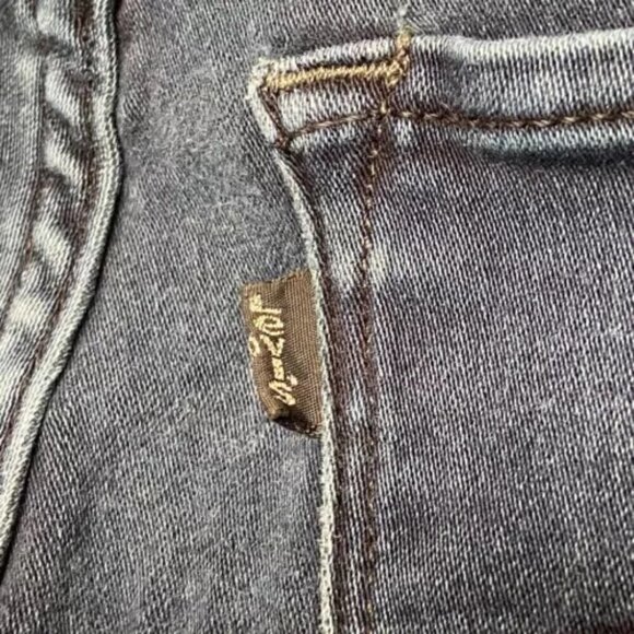 Levi's 512 Jeans Perfectly Slimming Super Skinny Blue Denim Women's 4 GUC - Picture 9 of 13